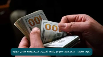 تحرك طفيف.. سعر صرف الدولار يشهد تغييرات غير متوقعة مقابل الجنيه